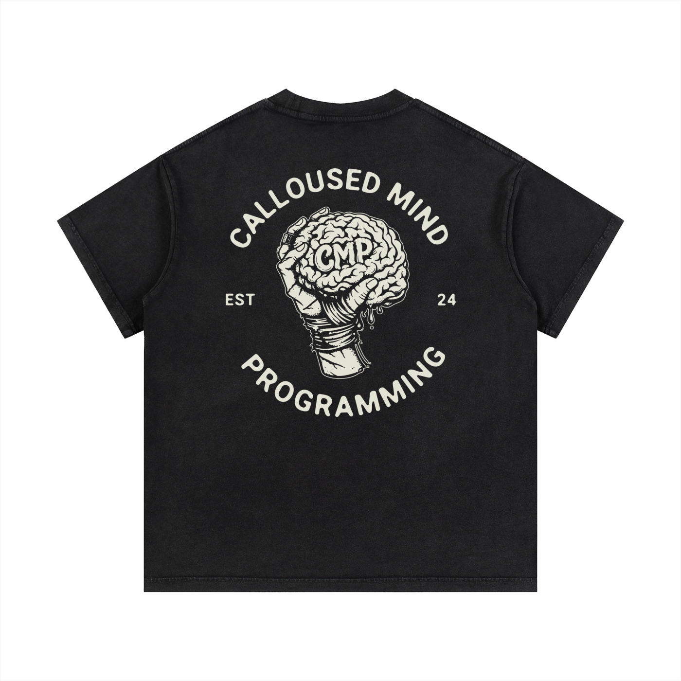 CMP Core Tshirt - Washed Black
