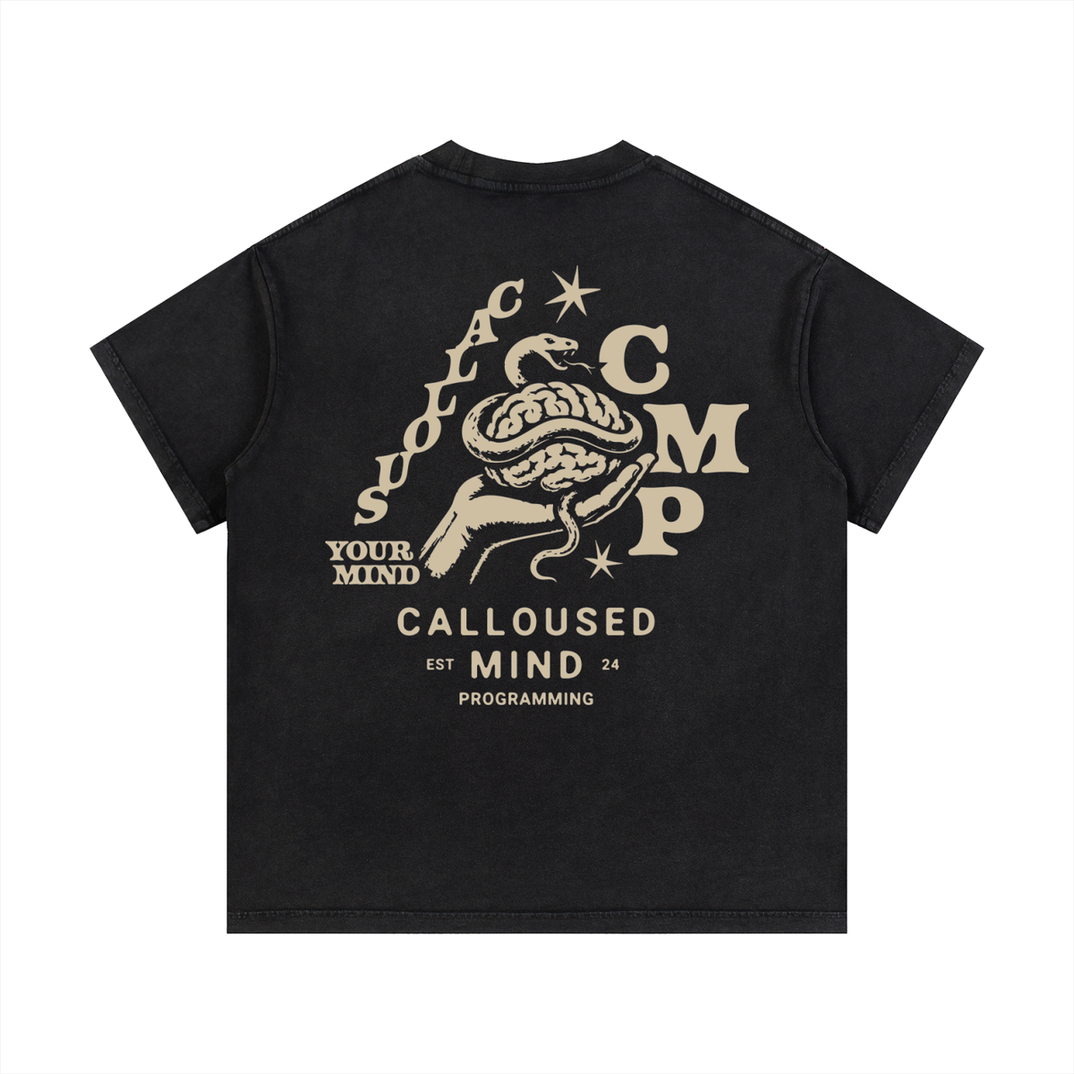 CMP Evolve T-Shirt - Washed Black