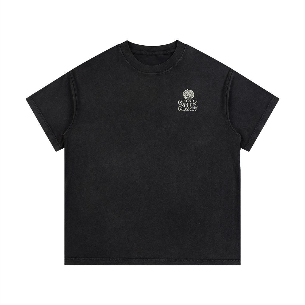 Mindset T-shirt: Washed Black
